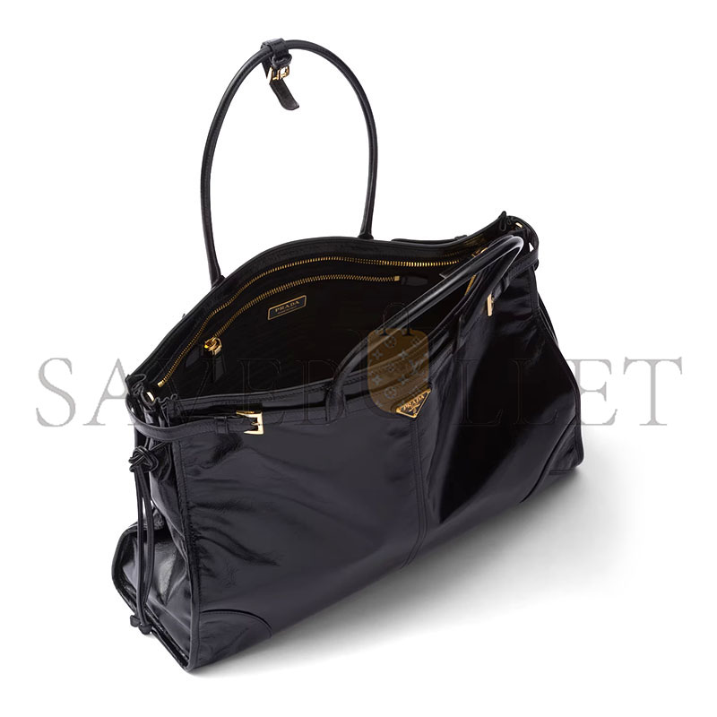 PRADA BONNIE EXTRA LARGE LEATHER HANDBAG 1BA439 (42*30*12cm) PRADA BONNIE EXTRA LARGE LEATHER HANDBAG 1BA439 (42*30*12cm)